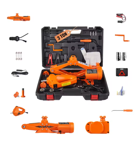 Electric Car Jack – Automatic 12V Hydraulic Tire Lifter with Remote Control