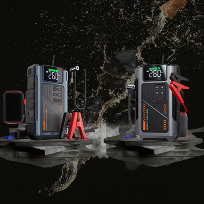 “4-in-1 Portable Jump Starter - Start Dead Cars in Seconds”