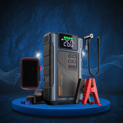 “4-in-1 Portable Jump Starter - Start Dead Cars in Seconds”