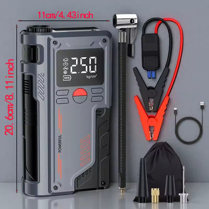 PJStarters - Portable Jump Starter -  (4-in-1) 12V - 20000mAh